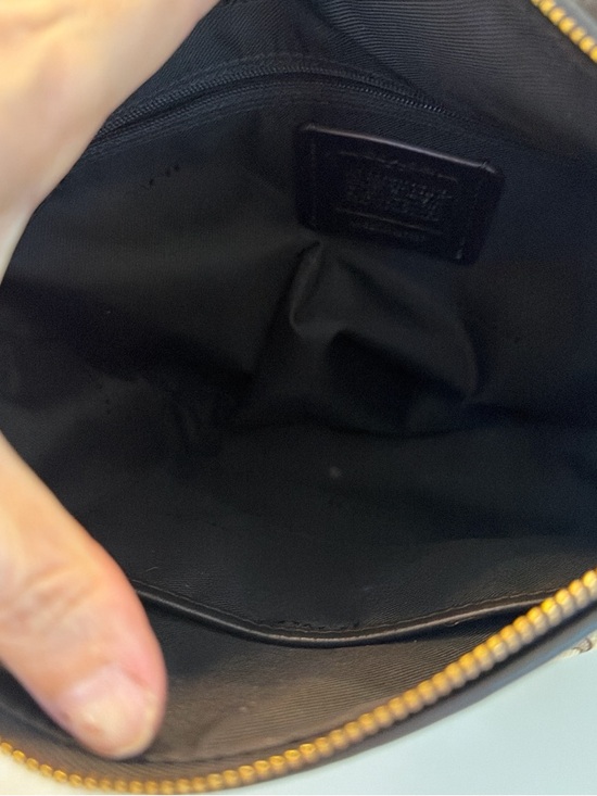 Coach Brown Signature Canvas Crossbody with Dark Leather Trim - Picture 7 of 16